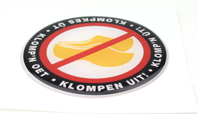 KLOMPEN UUT STICKER